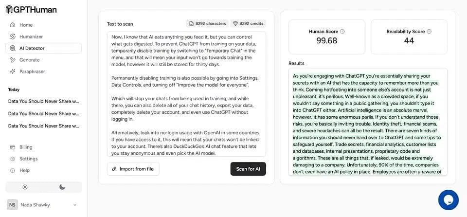 gpthuman ai humanizer