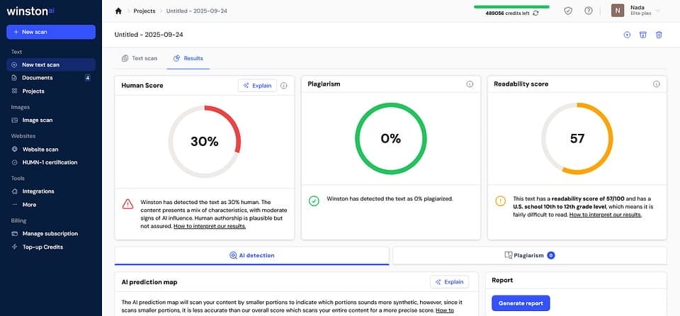 winston ai dashboard