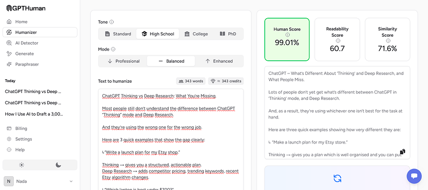 puntuación-gpthuman