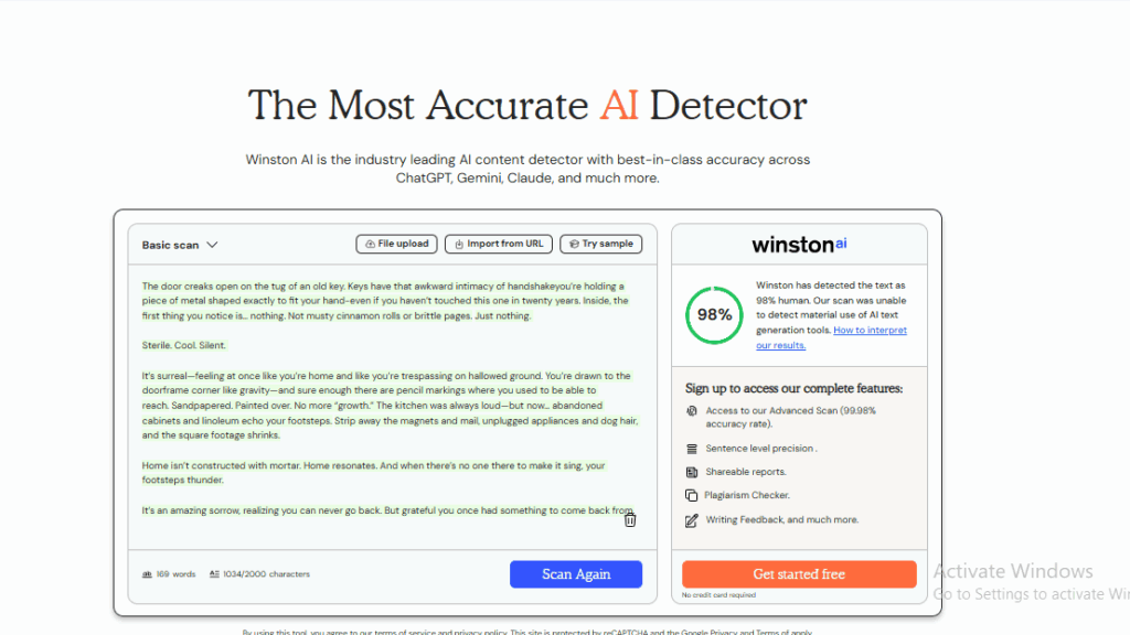winston ai detector human